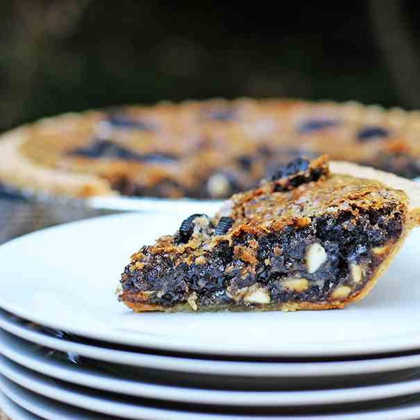 Oreo Cookie White Chocolate Pie