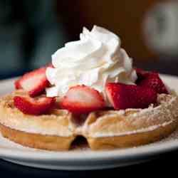 Strawberries & Cream Waffle