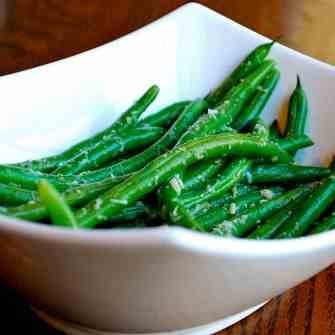 Garlic Parmesan Green Beans