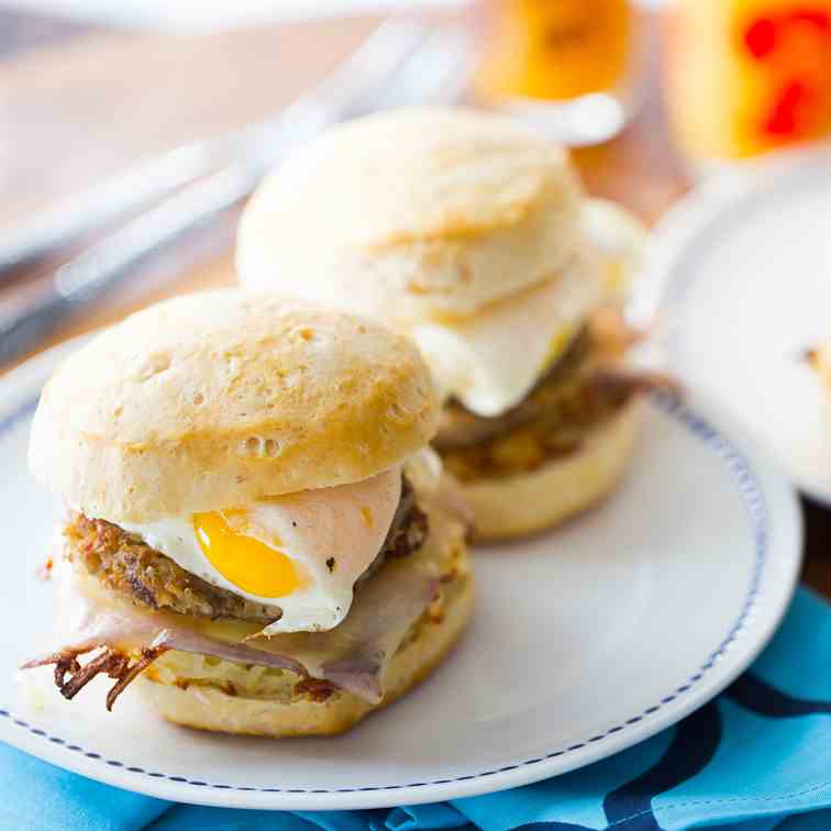 Goetta Breakfast Sandwich