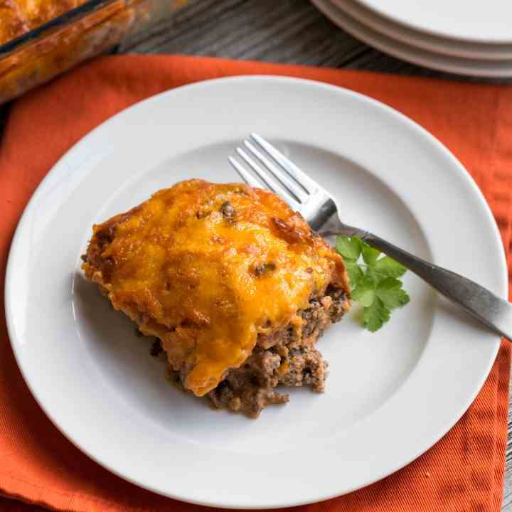 Bacon Cheeseburger Casserole