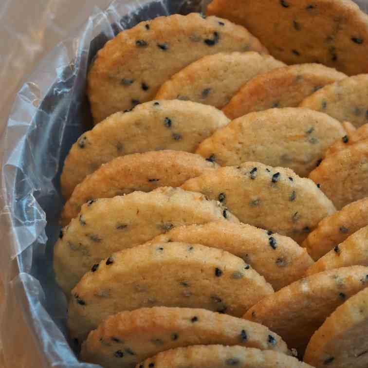 Lemon and Sesame Seed Cookies