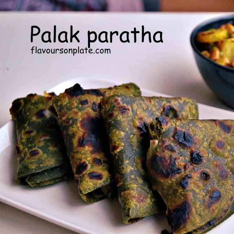 Palak paratha