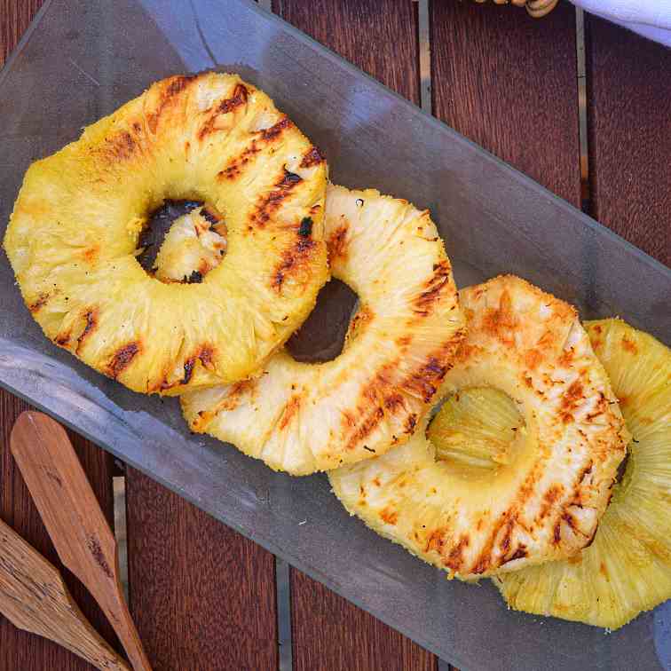 How to Grill Pineapple Slices