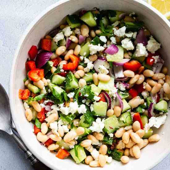 Mediterranean Bean Salad