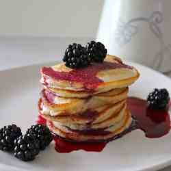 Blackberry Drop Scones