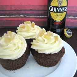Guinness gingerbread cupcakes