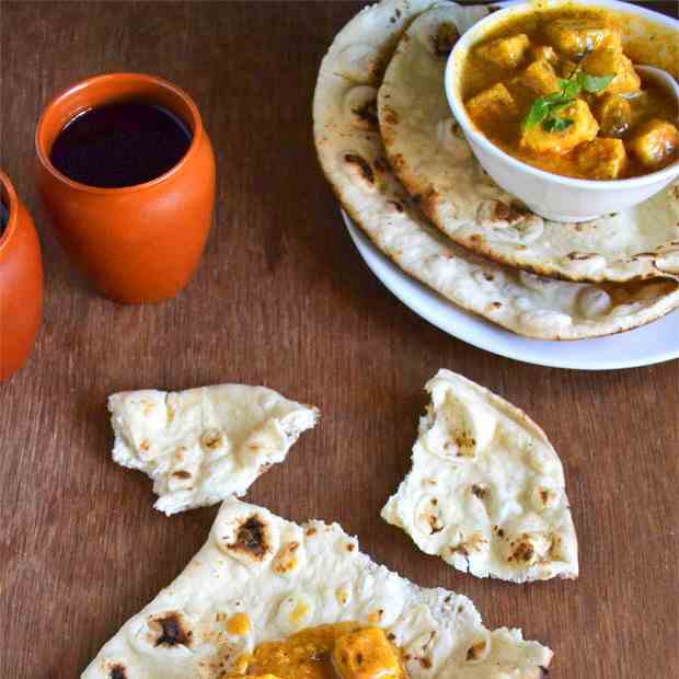 Naan bread without yeast