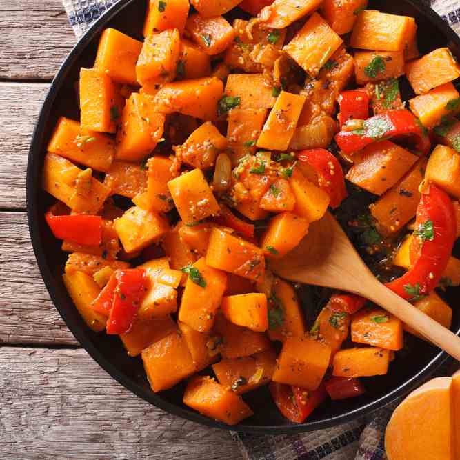 Paleo One Pot Butternut Squash Brunch