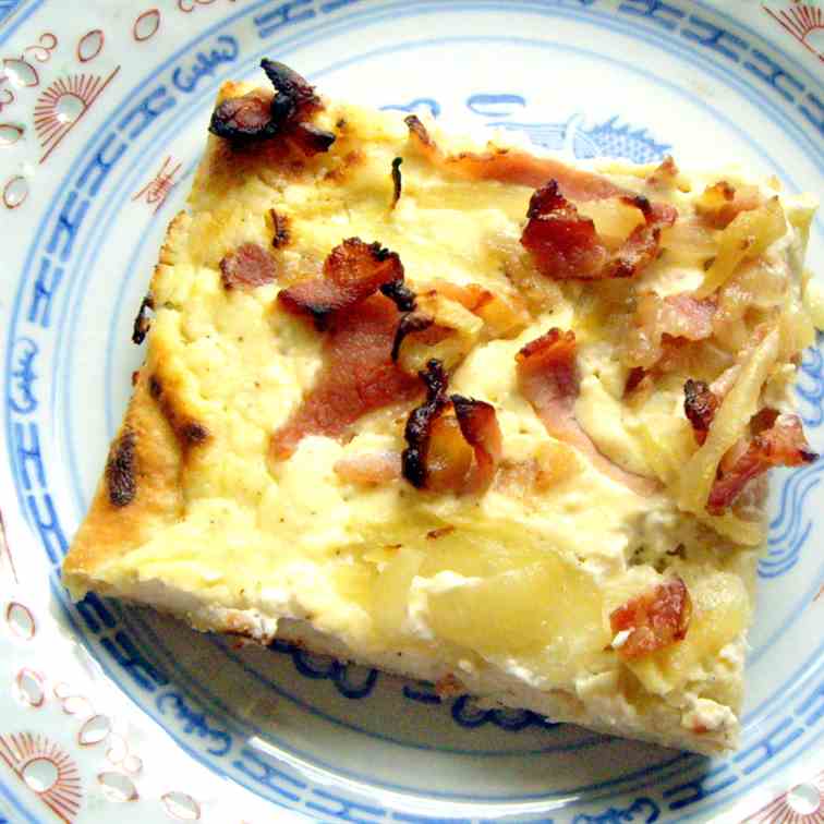 Flammkuchen from Alsace