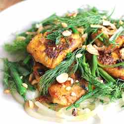 Vietnamese Style Fish with Turmeric & Dill
