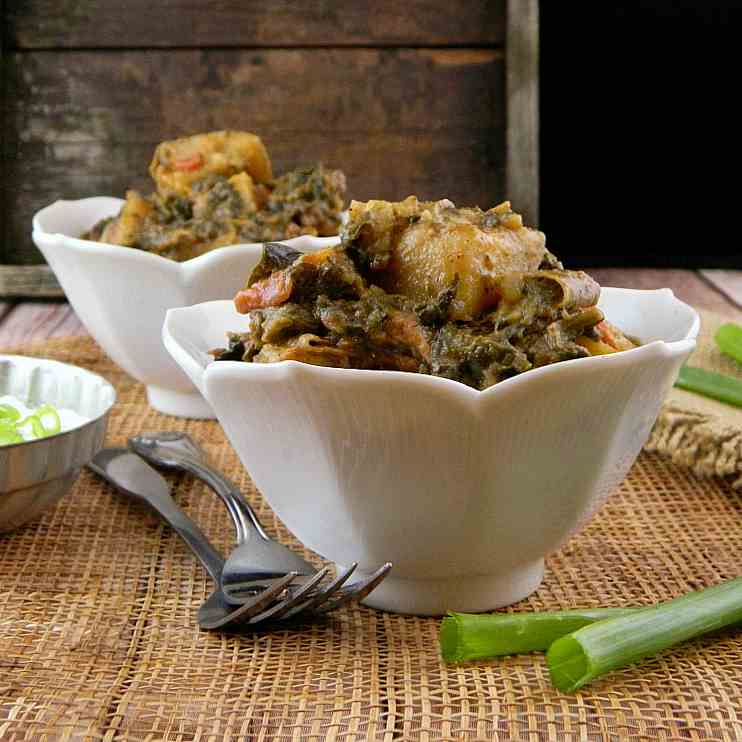 Easygoing Spinach and Potato Curry