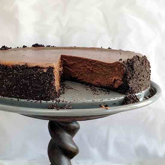 Midnight Mocha Cheesecake