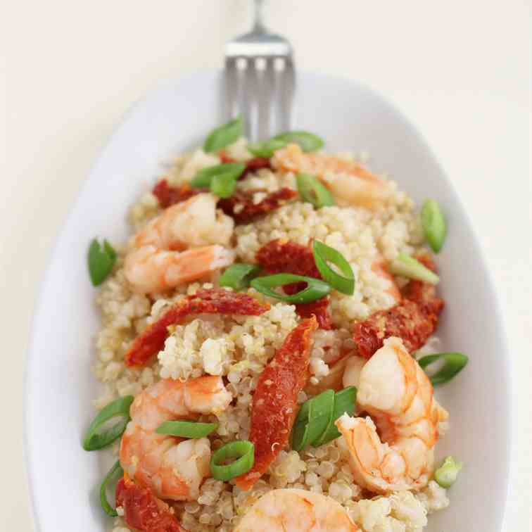 Shrimp with Lemon Quinoa