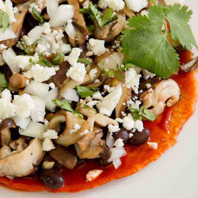 Black Bean and Shiitake Enchiladas