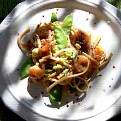 Shrimp lo mein