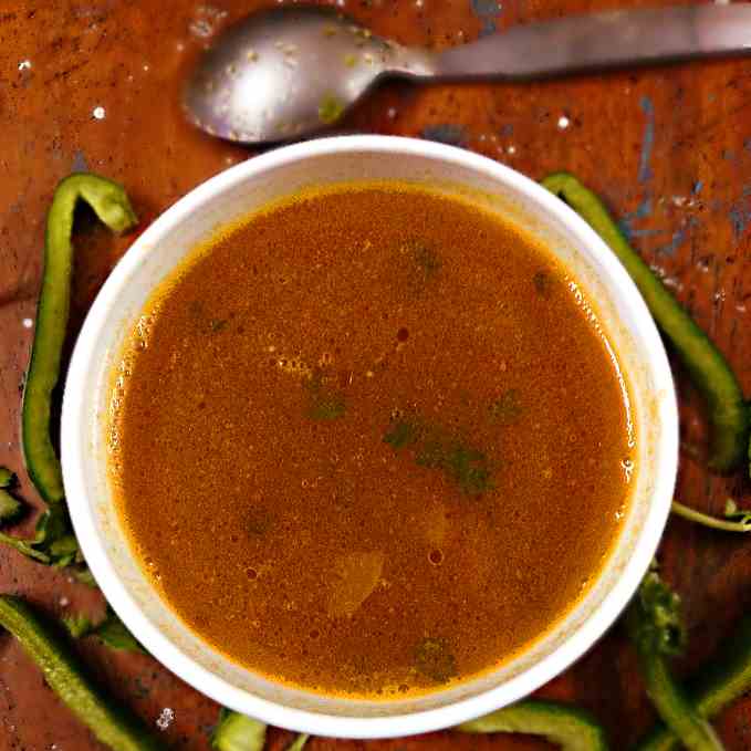 Spiced lentil soup