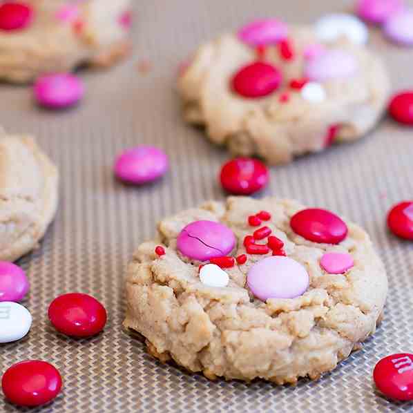 Peanut Butter M&M Cookies