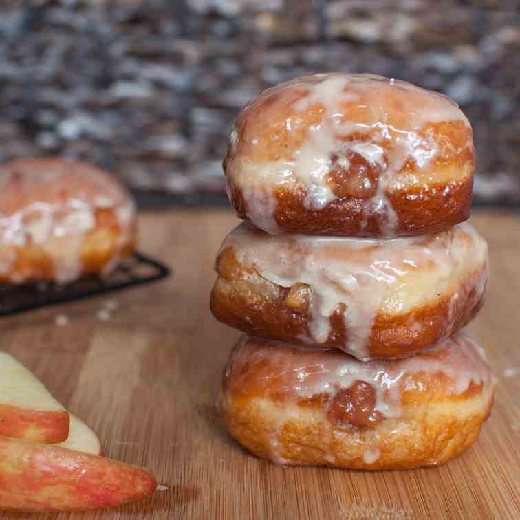 Apple Maple Spice Doughnuts