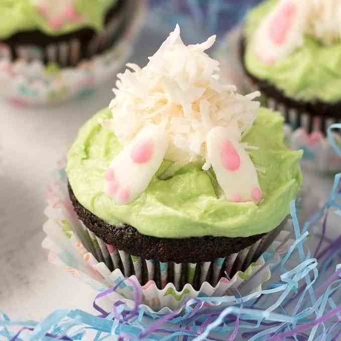 Bunny Butt Cupcakes