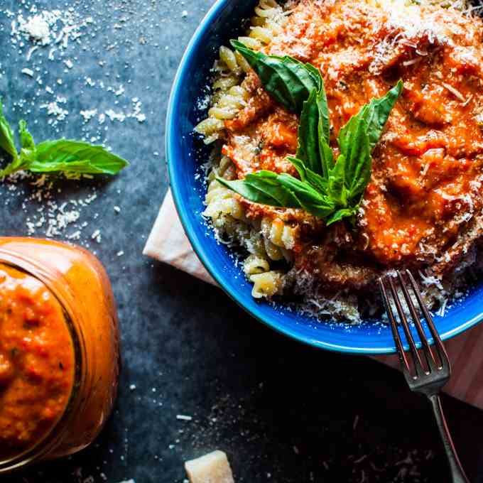 Roasted Tomato and Red Pepper Sauce