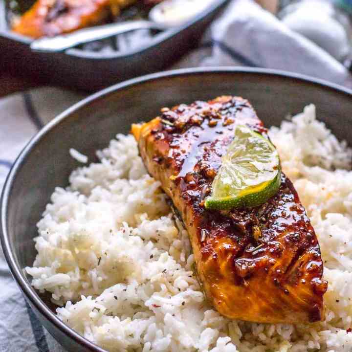 Grilled Honey Garlic Salmon