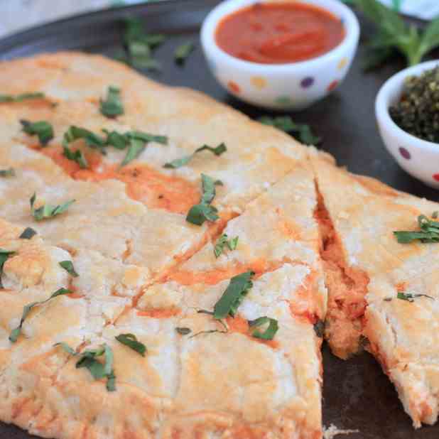 Pie Crust Pepperoni Calzone