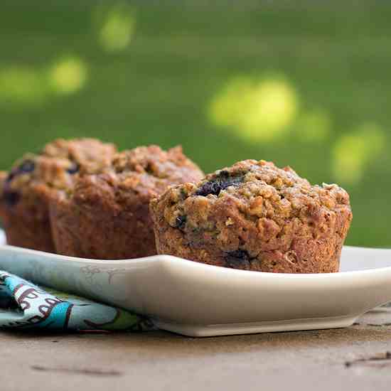 Blueberry Flax Muffins