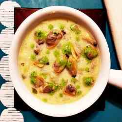 Miso clam chowder
