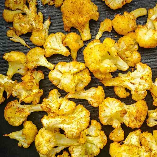 Curry Roasted Cauliflower