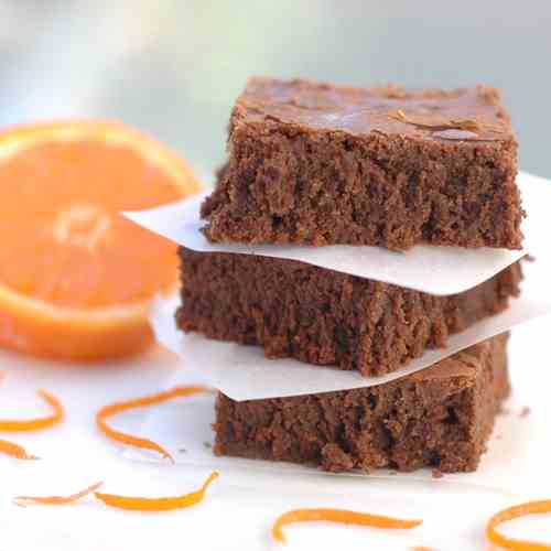 Mocha Orange Brownies