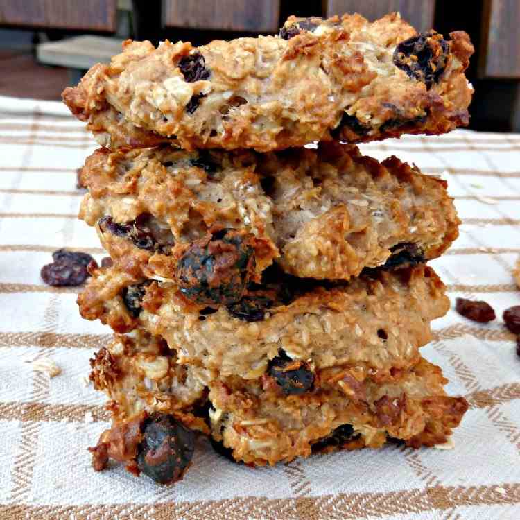 Raisin and Coconut Cookies