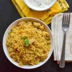 Soya Chunk Pulao