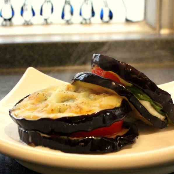 Eggplant Caprese Sandwich