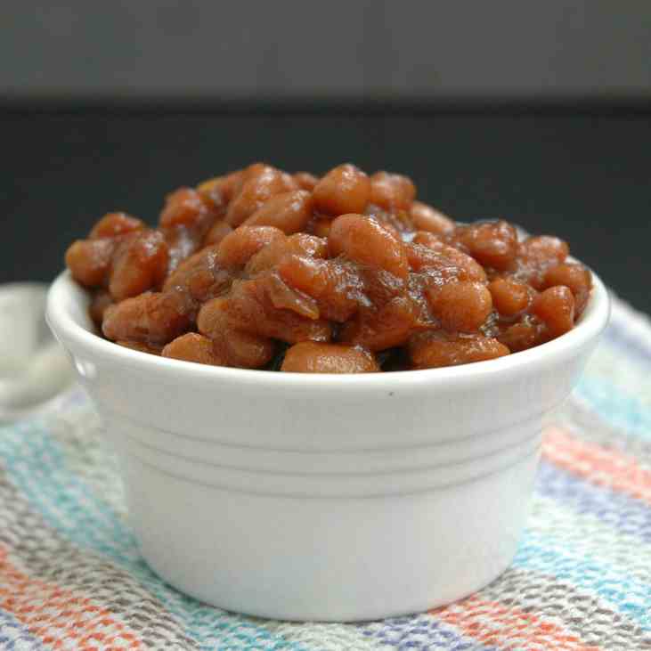 Pressure Cooker Vegetarian Baked Beans