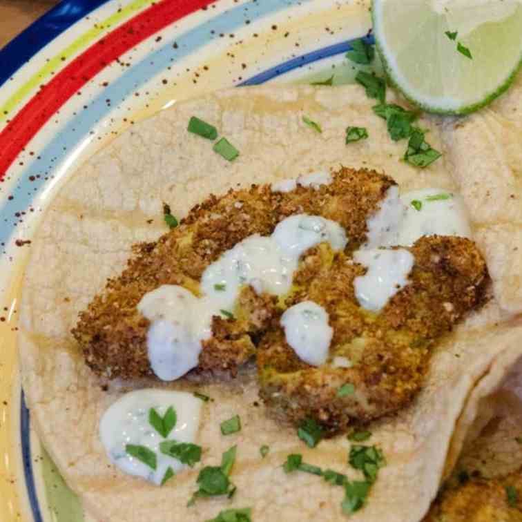 Air Fried Avocado Street Tacos