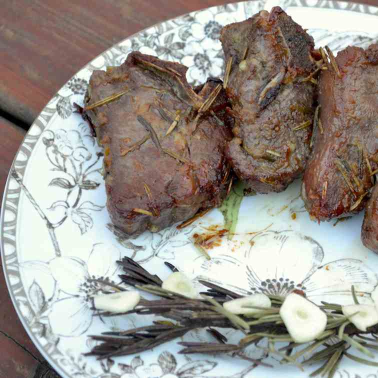 Garlic Rosemary Lamb Chops