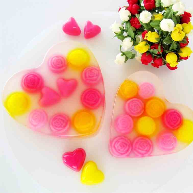 Heart Shaped Jelly for Valentine's Day