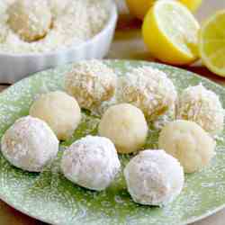 Raw Vegan Lemon Meltaway Balls