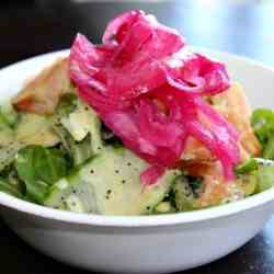 Smoked Salmon and Poppy Seed Salad