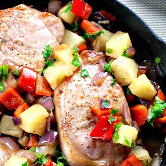 Sweet And Spicy Pineapple Pork