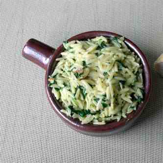 Garlic Parmesan Orzo