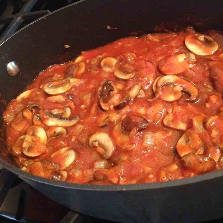 Tomato Sauce with Porcini Mushrooms