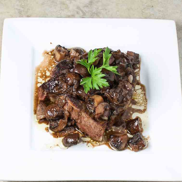 Burgundy Mushrooms from Steak and Ale