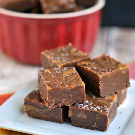 Salted Caramel Fudge