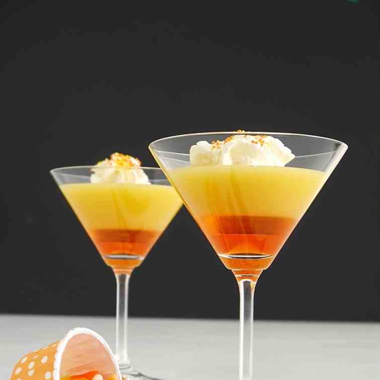 Candy Corn Halloween Cocktail