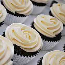 Devils Food Cupcakes w/ Coconut Frosting