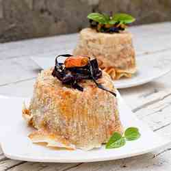 Eggplant Parmigiana baskets