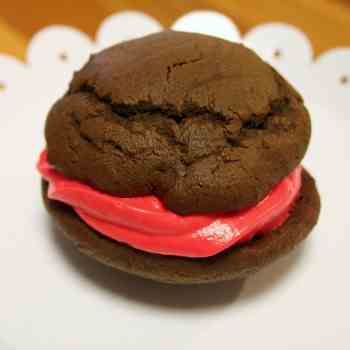 Chocolate Peppermint Whoopie Pies