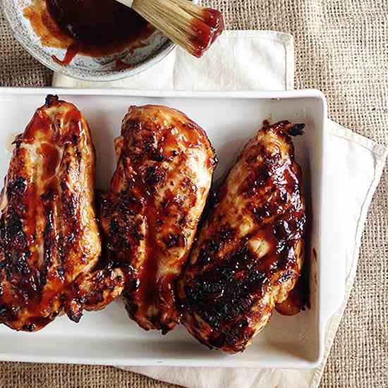 Barbecued Buttermilk-Marinated Chicken